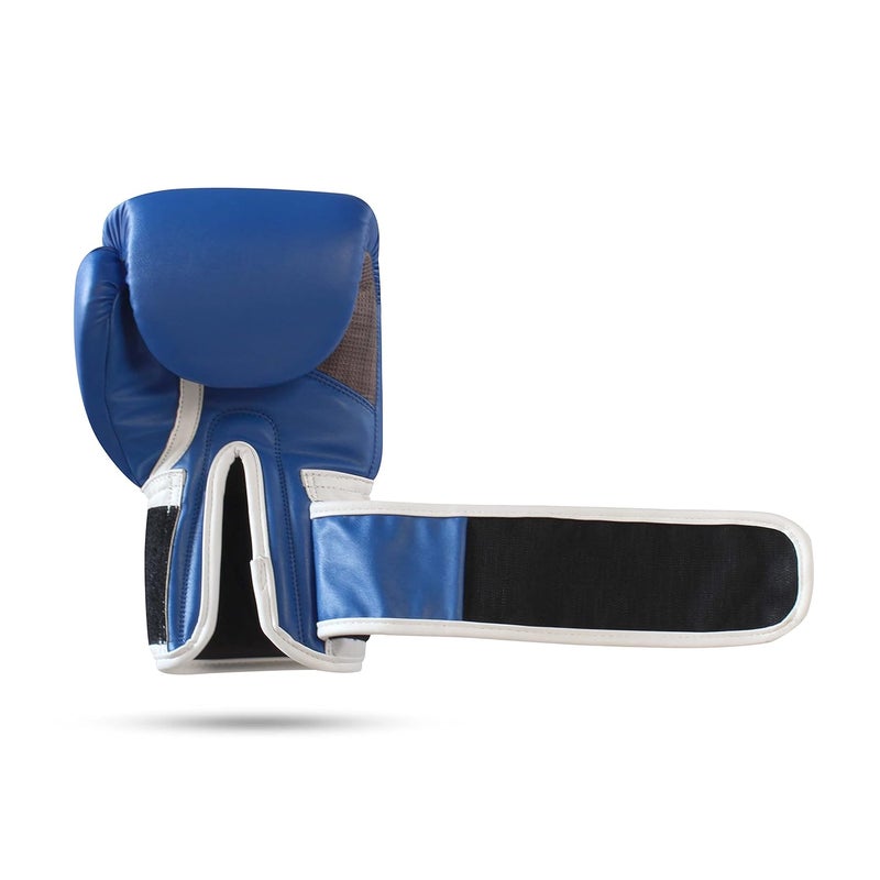 Jonex قفازات الملاكمة JJ Jonex، قفازات القتال Big Boss للبالغين، قفازات الضرب PU (14oz، أزرق) - Image 3
